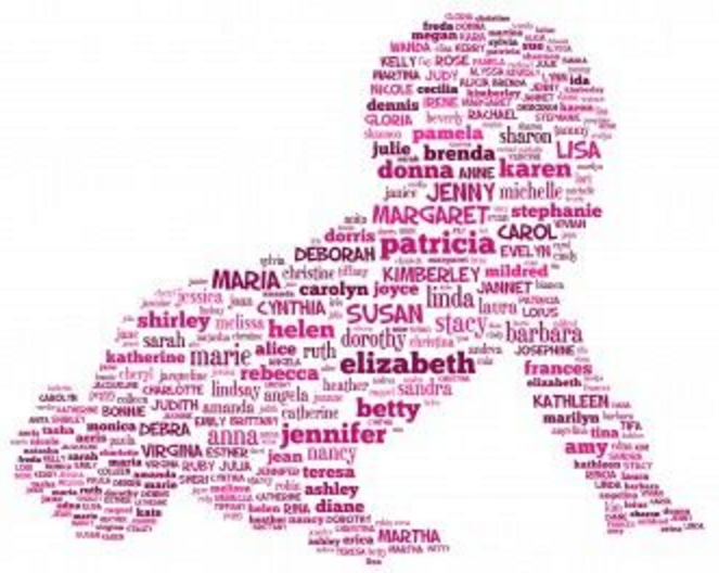 Baby made up of girls names