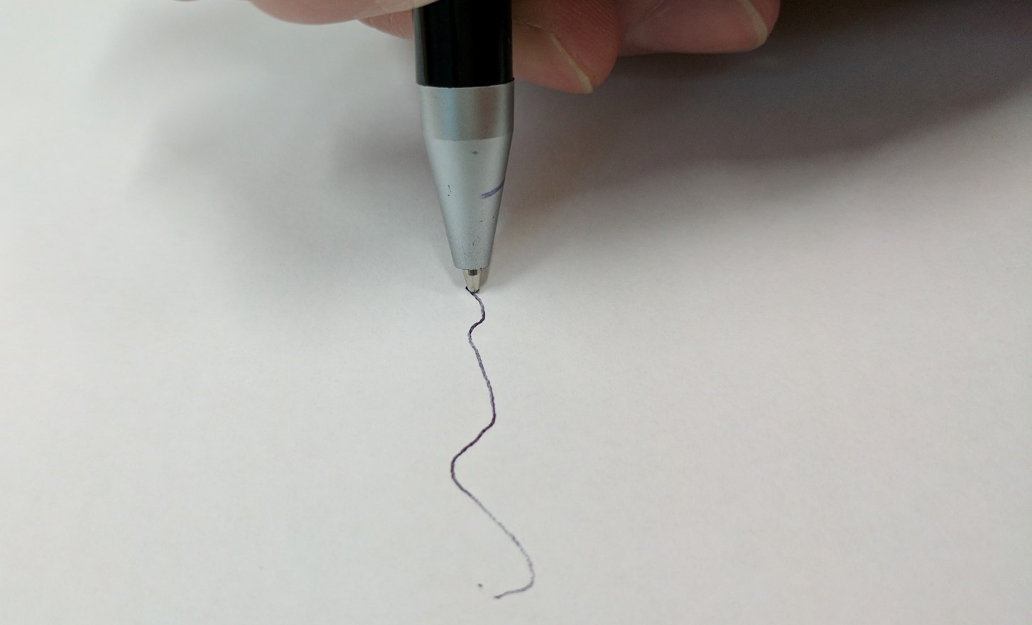 Pen on paper